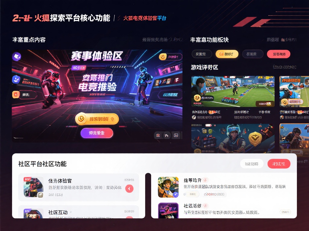2.&nbsp;探索平台核心功能
火狐电竞体验官平台提供了