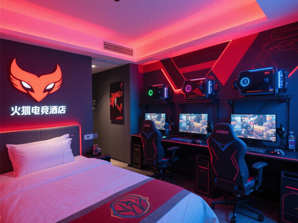 火狐电竞酒店以专业的游戏主题设计和贴心的服务闻名，