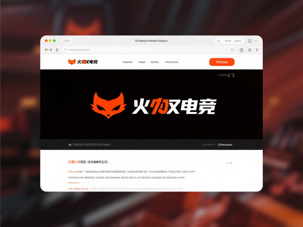 查看网站的域名——火狐电竞的官方域名通常较为简洁且